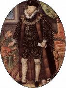 Nicholas Hilliard, Portrat des Sir Christopher Hatton